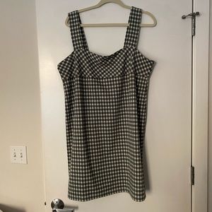 Lou & Grey Gingham Ponte Strappy Dress